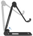 Suporte de Mesa Tooq Ajust&aacute;vel p/ Smartphone/Tablet Max. 10" Preto image number null