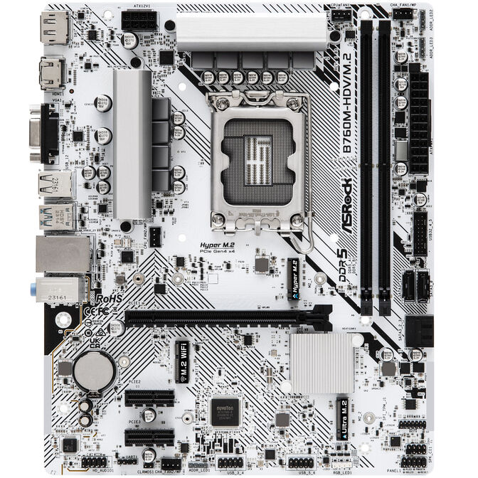 Motherboard ASRock B760M-HDV/M.2 D5 image number 2