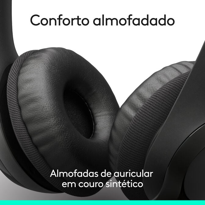 Headset Logitech H390 USB-C Preto image number 10