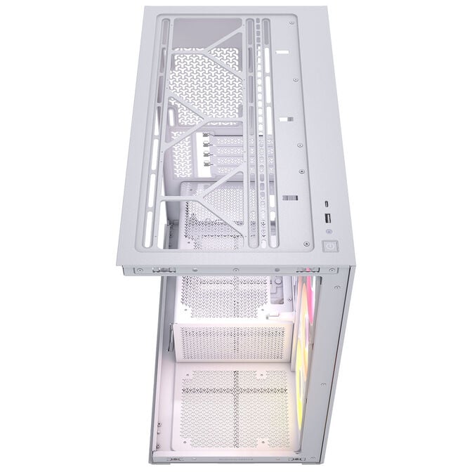 Caixa Micro-ATX Corsair 2800X RS-R ARGB Branca Vidro Temperado image number 3