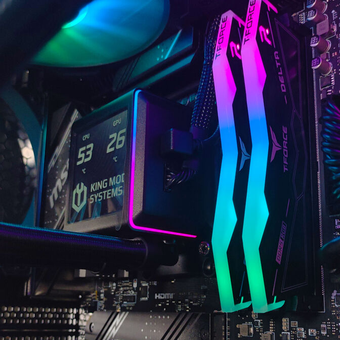 Computador King Mod Gamer-PC Ryzen 7 7800X3D 32GB DDR5 1TB RTX 5070 Ti WiFi W11 image number 5