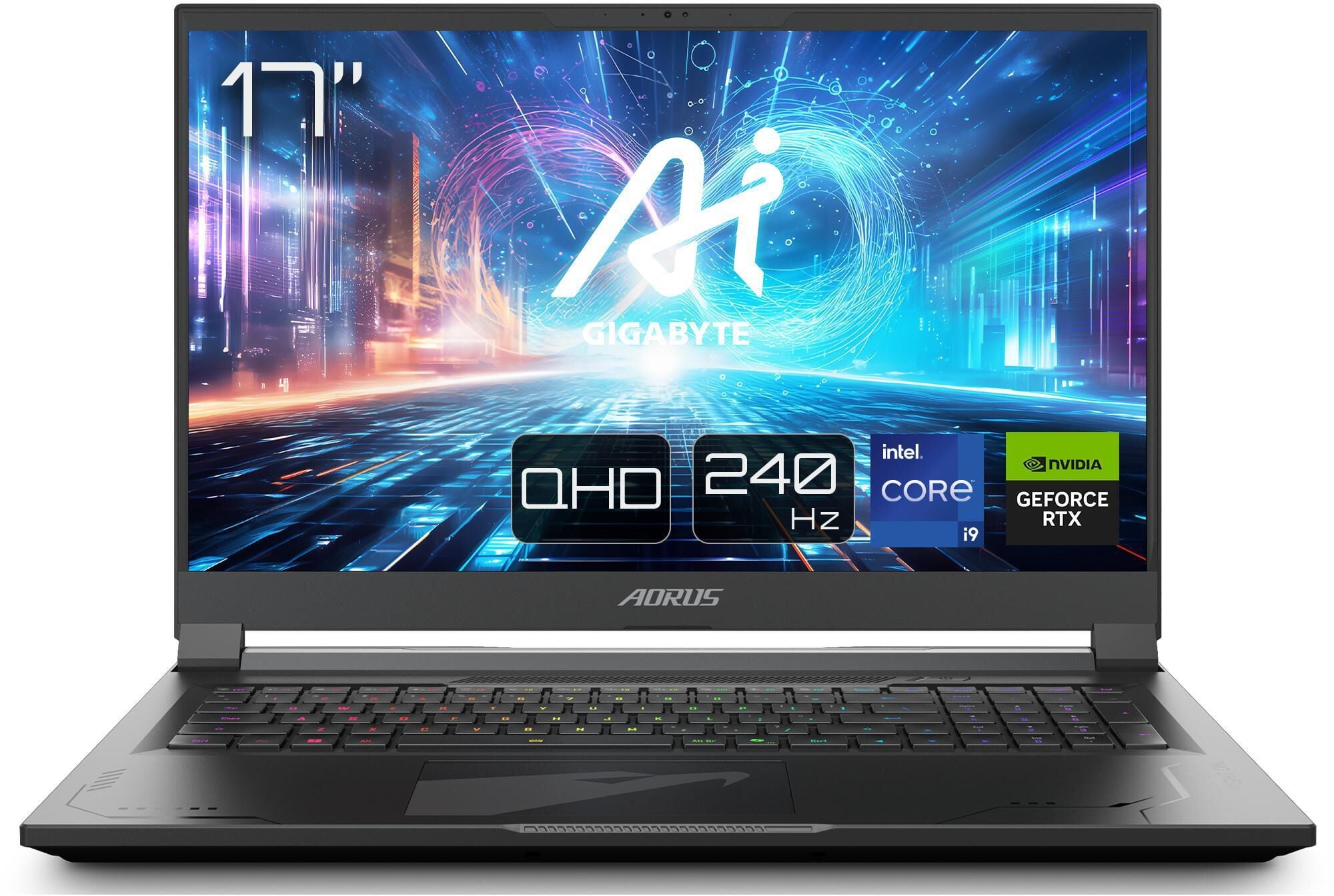 Port&aacute;til Gigabyte AORUS 17X AZF-D5PT665SH 17" i9-13980HX 32GB DDR5 2x1TB RTX 4090 QHD+ 240Hz W11
