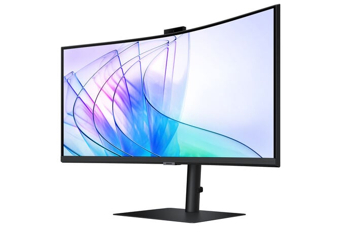 Monitor Curvo Samsung ViewFinity S6 34" S65VC VA UWQHD 100Hz USB-C (PD90W) KVM Webcam image number 5