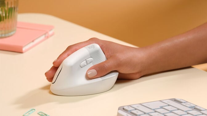 Rato Logitech Lift Vertical Wireless Branco image number 9