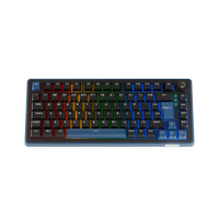 Teclado Mec&acirc;nico Ducky OK-M 75 75% Tri-Mode Hot-Swap RGB Tactile (PT)