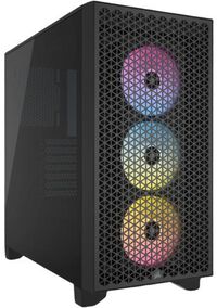 Caixa ATX Corsair 3000D Airflow RGB Preta Vidro Temperado