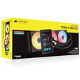 Water Cooler CPU Corsair iCUE LINK TITAN II 360 RX RGB LCD 360mm Preto image number null
