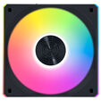 Ventoinha Lian Li UNI FAN CL120 FLEX Wireless RGB Reverse Blade PWM Preto 120mm (Pack 3) image number null