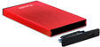 Caixa HDD Tooq 2.5" SATA (9,5mm) USB 3.0/3.1 Gen 1 Vermelho Metalizado image number null