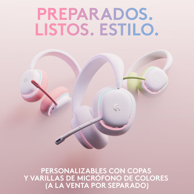 Headset Logitech G735 RGB Lightspeed Wireless Branco image number 7