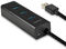 USB-A-Hub AXAGON HUE-S2B, 4x USB 3.0 - 30 cm