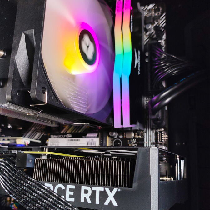 Computador AURA Gamer-PC Ryzen 7 5700X 32GB DDR4 1TB RTX 4060 Ti WiFi W11 image number 5