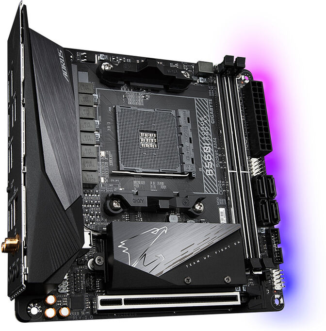 Motherboard Gigabyte B550I Aorus Pro AX image number 2