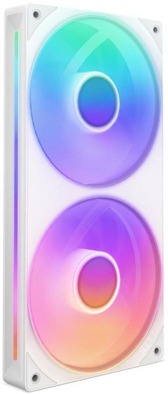 Ventoinha NZXT F240 RGB Core Single-Frame Brancas - Dupla Vento&iacute;nha 120mm (240mm) image number 0