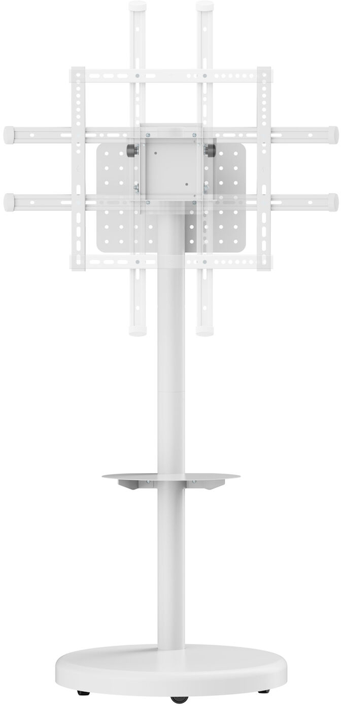 Suporte M&oacute;vel de Ch&atilde;o Ewent EW1550 Heavy-Duty Mobile TV Floor Stand 37" - 86" Branco image number 4