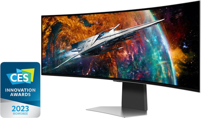 Monitor Curvo Samsung Odyssey G9 49" G95SC OLED 5K UHD 240Hz 0.03ms FreeSync Premium Pro image number 5