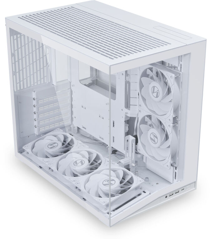 Caixa ATX Lian Li O11 Mini V2 Flow Branco image number 5