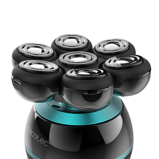 M&aacute;quina de Barbear Cecotec Bamba PrecisionCare Skull Shaver Preto image number 1