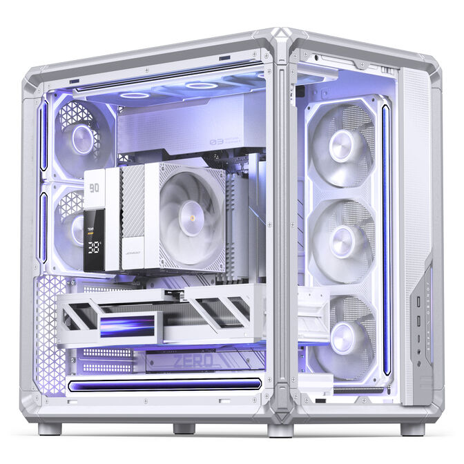 Caixa ATX Jonsbo X400 Vidro Temperado Curvo Branco image number 1