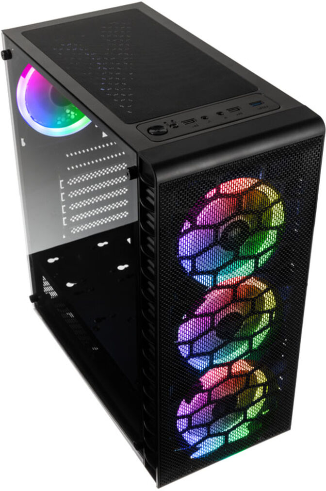 Caixa ATX Kolink Observatory Lite Mesh RGB Vidro Temperado image number 1