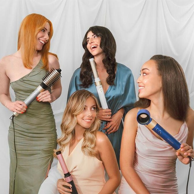 Modelador de Cabelo Cecotec Bamba Ceramic Care AirGlam 14 em 1 Champagne image number 3