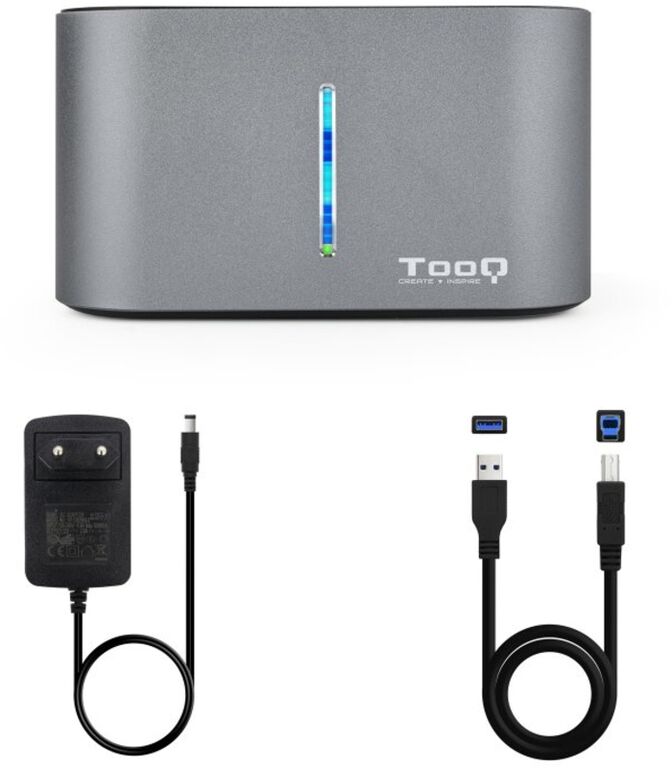 Dock Tooq para 2x SATA 2.5/3.5 OTB USB 3.1 Gen 1 image number 4