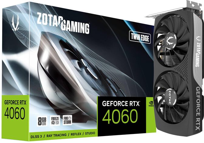 Gr&aacute;fica ZOTAC GeForce&reg; RTX 4060 Twin Edge  8GB GDDR6 DLSS3 image number 1