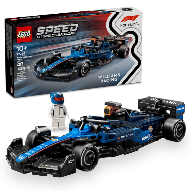 LEGO Speed Champions: Carro de Corrida Williams Racing FW46 F1, 263 Pe&ccedil;as (77249) image number 0