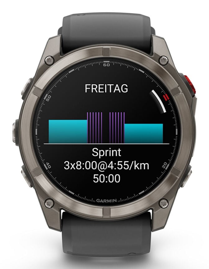 Smartwatch Garmin Fenix 8 Pro AMOLED 51mm Cinzento image number 7