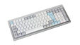 Teclado Mec&acirc;nico Ducky Cushion 98 Tri-Mode Silent Tactile 96% Prata (PT) image number null