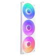 Ventoinha NZXT F360 RGB Core Single-Frame Brancas - Tripla Ventoinha 120mm ( 360mm ) image number null