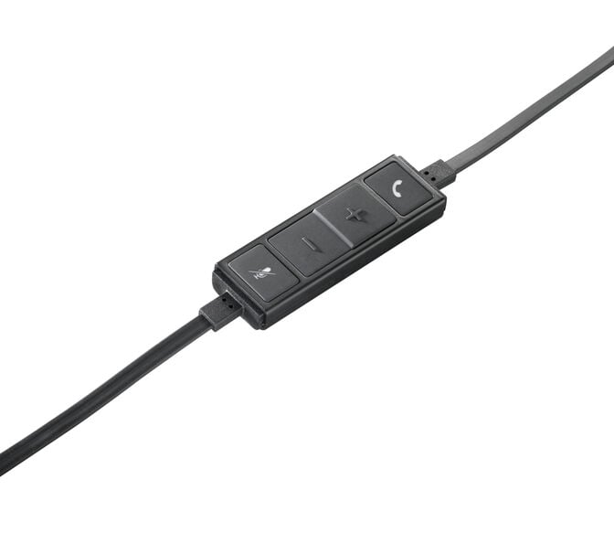 Headset Logitech H650e Stereo USB Preto image number 5