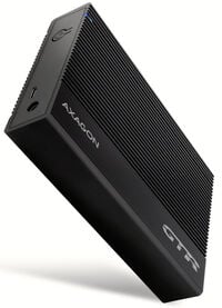Caixa Externa AXAGON EE35-GTR USB-C 3.2 Gen 1 - SATA 6G, 3.5" External RIBBED box BLACK