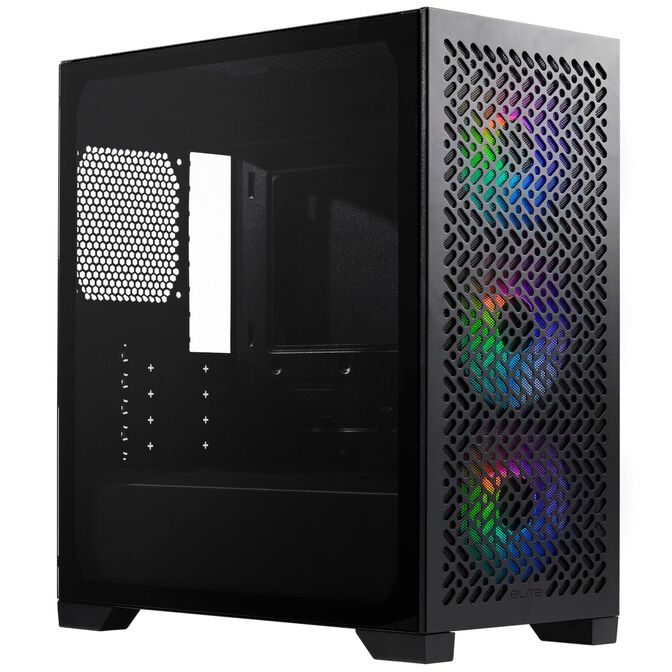 Caixa Micro-ATX Cooler Master Elite 302 ARGB Preta image number 0