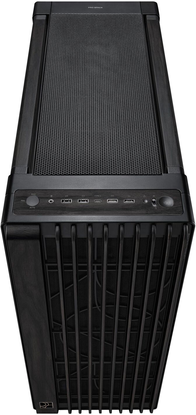 Caixa E-ATX Asus ProArt PA602 Wood Edition Preta image number 4