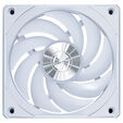 Ventoinha Lian Li UNI FAN CL120 FLEX Wireless RGB Reverse Blade PWM Branco 120mm image number null