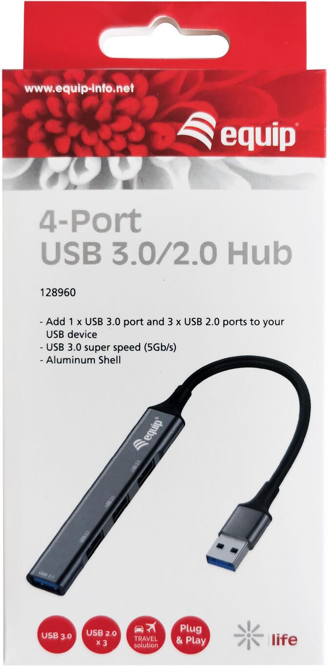 Hub Equip 4 Portas USB 3.0 image number 3