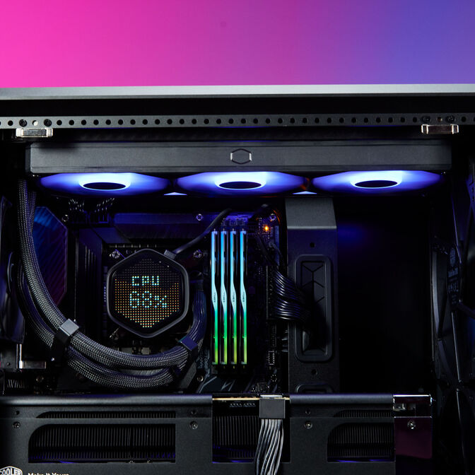 Water Cooler CPU Cooler Master MasterLiquid ATMOS II Pixel Led ARGB 360mm Preto image number 7