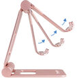 Suporte de Mesa Tooq Ajust&aacute;vel p/ Smartphone/Tablet Max. 10" Rosa image number null