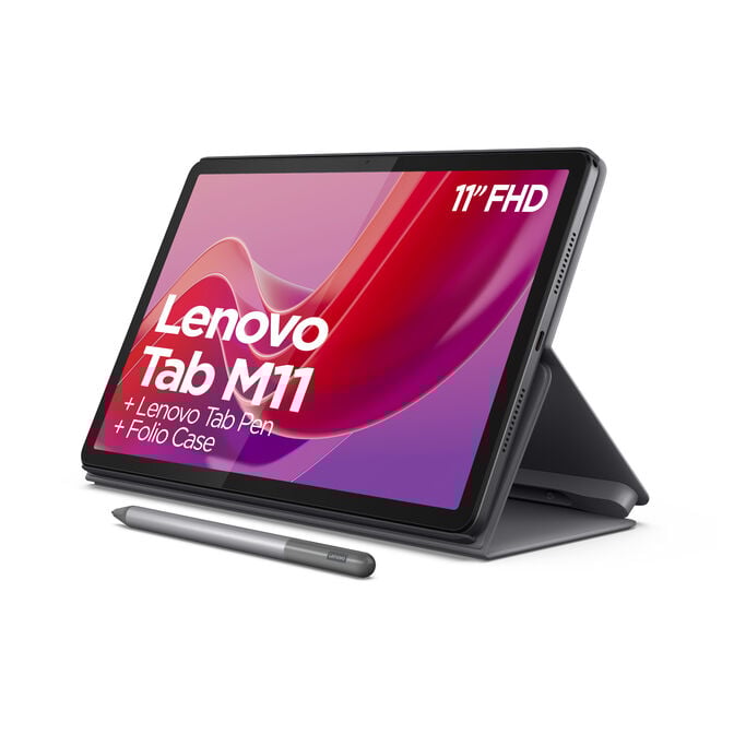 Tablet Lenovo Tab M11 TB-330FU 11" (8 / 128GB) 90Hz WiFi Cinzento + Capa + Pen Bonus