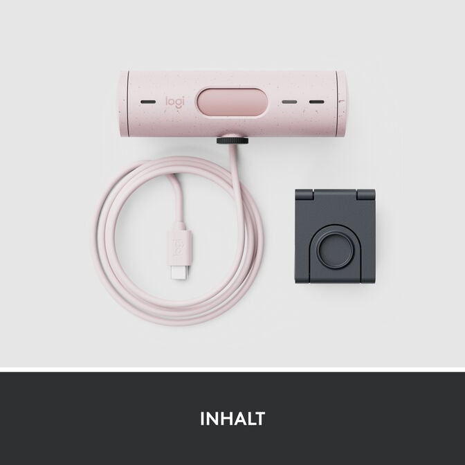 Webcam Logitech Brio 500 Full HD 1080p USB Type-C Rosa image number 27