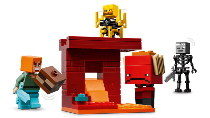 LEGO Minecraft: A Batalha da Lava do Nether, 99 Pe&ccedil;as (21266) image number 5