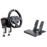 Conjunto MOZA Racing R5 Pro ( Base Volante Direct Drive R5 Pro + Volante ES + Pedais SR-P Lite2 + Suporte de Mesa R5)