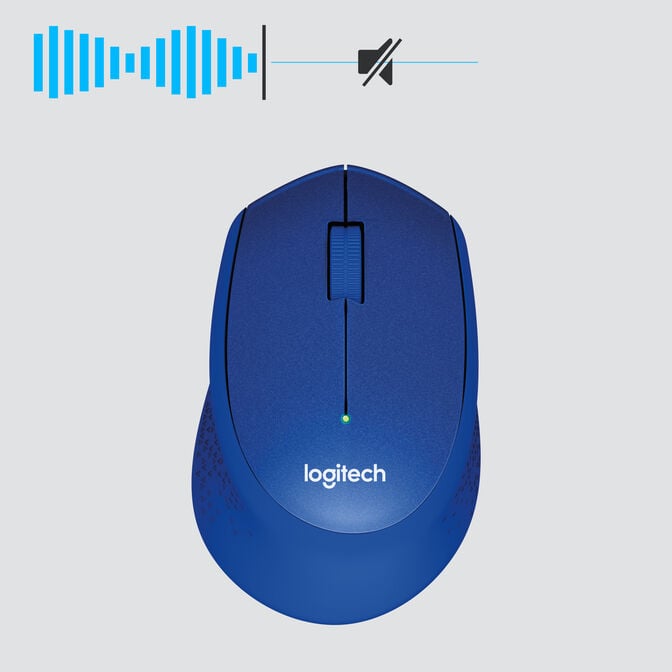 Rato Logitech M330 Silent Plus 1000DPI Wireless Azul image number 9