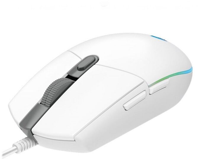 Rato Gaming Logitech G Series G203 LightSync RGB 8000DPI Branco image number 1