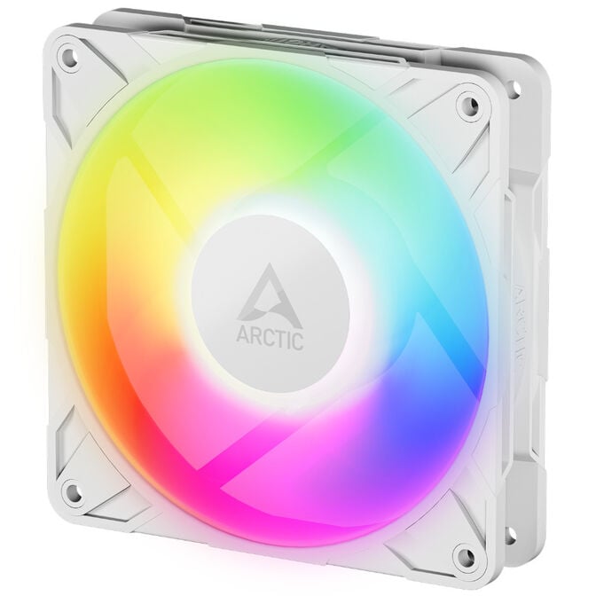 Ventoinha Arctic P12 PRO PWM PST ARGB 120mm (Pack 3) - Branco image number 1