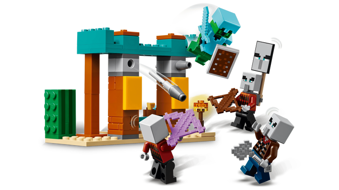 LEGO Minecraft: A Patrulha do Deserto Illager, 105 Pe&ccedil;as (21267) image number 3