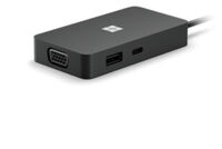 Microsoft Surface USB-C Travel Hub Preto (Comercial) &ndash; 1E4-00002