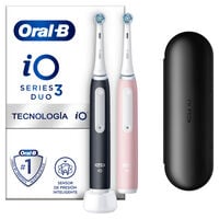 Escova de Dentes El&eacute;trica Oral-B iO Series 3N Duo Matt Black/Blush Pink com 2 Man&iacute;pulos