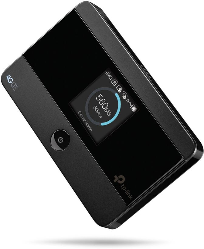 Hotspot TP-Link M7350 150Mbps 4G LTE Mobile Wi-Fi c/ Display + Micro SD Card slot image number 2